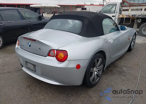 2004 BMW Z4 2.5I z USA, uszkodzony, nr VIN 4USBT33584LR67978